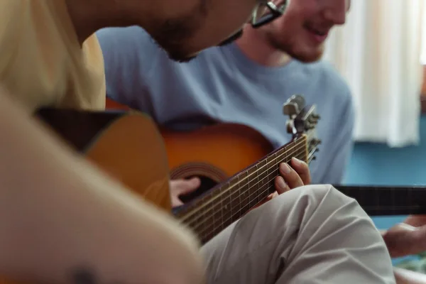 Acoustic Guitar with Amplifier