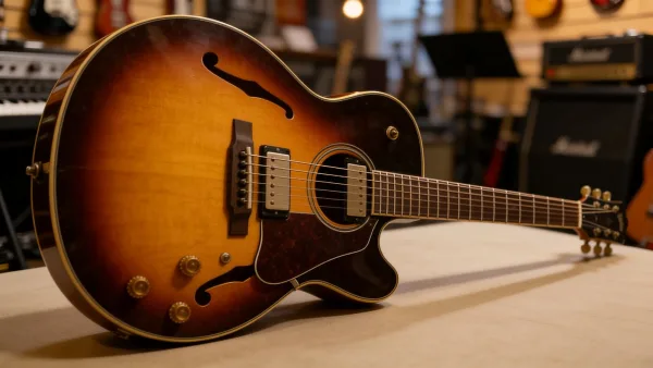 Semi Hollow Guitar