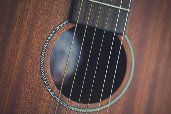 Polishing a Guitar